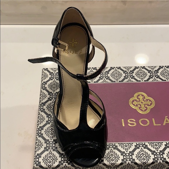 Like new black patent leather heels - Picture 3 of 4